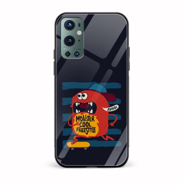 Typography Printed Glass Back Phone Case