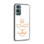 Lord Hanuman Printed Glass Back Phone Case - Image 2