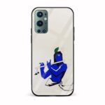 Lord Krishna Printed Glass Back Phone Case