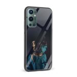 Lord Shiva Printed Glass Back Phone Case - Image 2