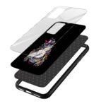 Lord Shiva Multicolour Printed Glass Back Phone Case - Image 3