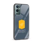 Satnam Waheguru Printed Glass Back Phone Case - Image 2