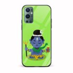 Lord Shiva Printed Glass Back Phone Case