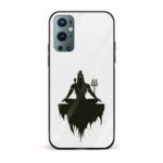 Lord Shiva Printed Glass Back Phone Case