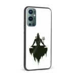 Lord Shiva Printed Glass Back Phone Case - Image 2