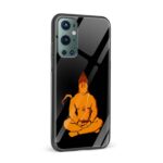 Lord Hanuman Printed Glass Back Phone Case - Image 2