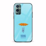 Lord Vishnu Printed Glass Back Phone Case
