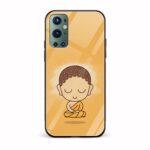 Gautam Buddha Printed Glass Back Phone Case