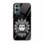 Lord Hanuman Printed Glass Back Phone Case