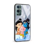 Lord Ganesha Printed Glass Back Phone Case - Image 2