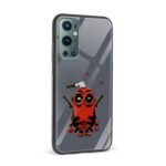 Minion - Deadpool Printed Glass Back Phone Case - Image 2