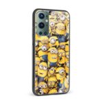 Minion Printed Glass Back Phone Case - Image 2