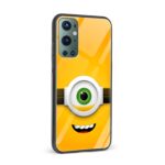 Minion Printed Glass Back Phone Case - Image 2