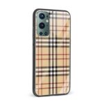 Checks Printed Glass Back Phone Case - Image 2