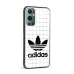 Black and White Printed Glass Back Phone Case - Image 2