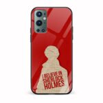 Sherlock Printed Glass Back Phone Case