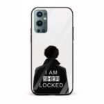 Sherlock Printed Glass Back Phone Case