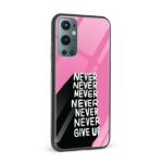Typography Printed Glass Back Phone Case - Image 2