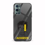 Typography Printed Glass Back Phone Case