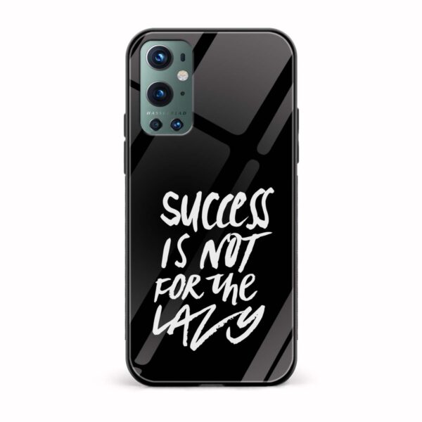 Typography Printed Glass Back Phone Case