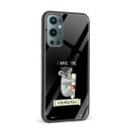 Typography Printed Glass Back Phone Case - Image 2