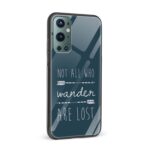 Typography Printed Glass Back Phone Case - Image 2