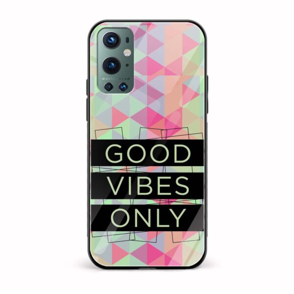 Typography Printed Glass Back Phone Case