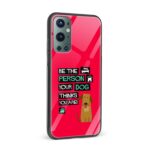 Typography Printed Glass Back Phone Case - Image 2
