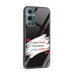 Typography Printed Glass Back Phone Case - Image 2