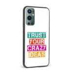Typography Printed Glass Back Phone Case - Image 2