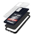 Typography Printed Glass Back Phone Case - Image 3