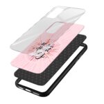 Typography - Let Your Heart Sing Printed Glass Back Phone Case - Image 3