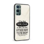 Typography Printed Glass Back Phone Case - Image 2