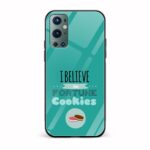 Typography Printed Glass Back Phone Case
