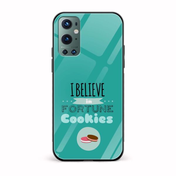 Typography Printed Glass Back Phone Case