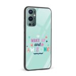 Typography - Wake Up And Be Awesome Printed Glass Back Phone Case - Image 2