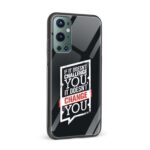 Typography Printed Glass Back Phone Case - Image 2