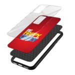 Typography - Be Happy  Printed Glass Back Phone Case - Image 3