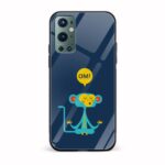 Typography Printed Glass Back Phone Case