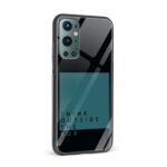 Typography Printed Glass Back Phone Case - Image 2