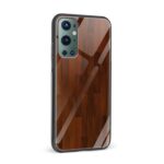 Wooden Texture Printed Glass Back Phone Case - Image 2