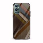Wooden Texture Printed Glass Back Phone Case