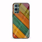 Wooden Texture Printed Glass Back Phone Case