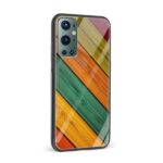 Wooden Texture Printed Glass Back Phone Case - Image 2