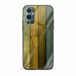 Wooden Texture Printed Glass Back Phone Case