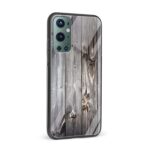 Wooden Texture Printed Glass Back Phone Case - Image 2