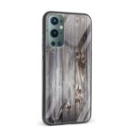 Wooden Texture Printed Glass Back Phone Case - Image 2