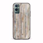 Wooden Texture Printed Glass Back Phone Case