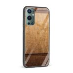 Wooden Texture Printed Glass Back Phone Case - Image 2