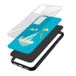 Minimal Printed Glass Back Phone Case - Image 3